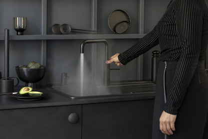 Quooker Fusion square boiling water tap in black