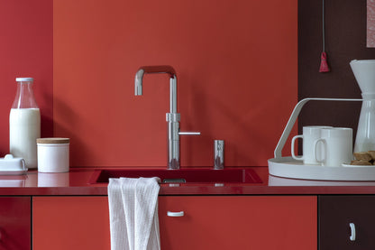 Quooker Fusion square boiling water tap in chrome