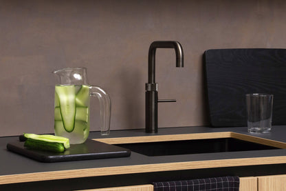 Quooker Fusion square boiling water tap in gunmetal