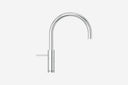 Quooker Nordic round mixer tap in chrome