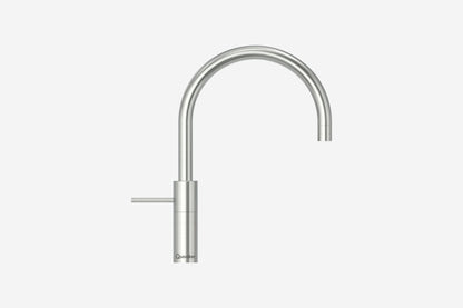 Quooker Nordic round mixer tap in stainless steel