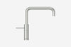 Quooker Nordic square mixer tap in stainless steel