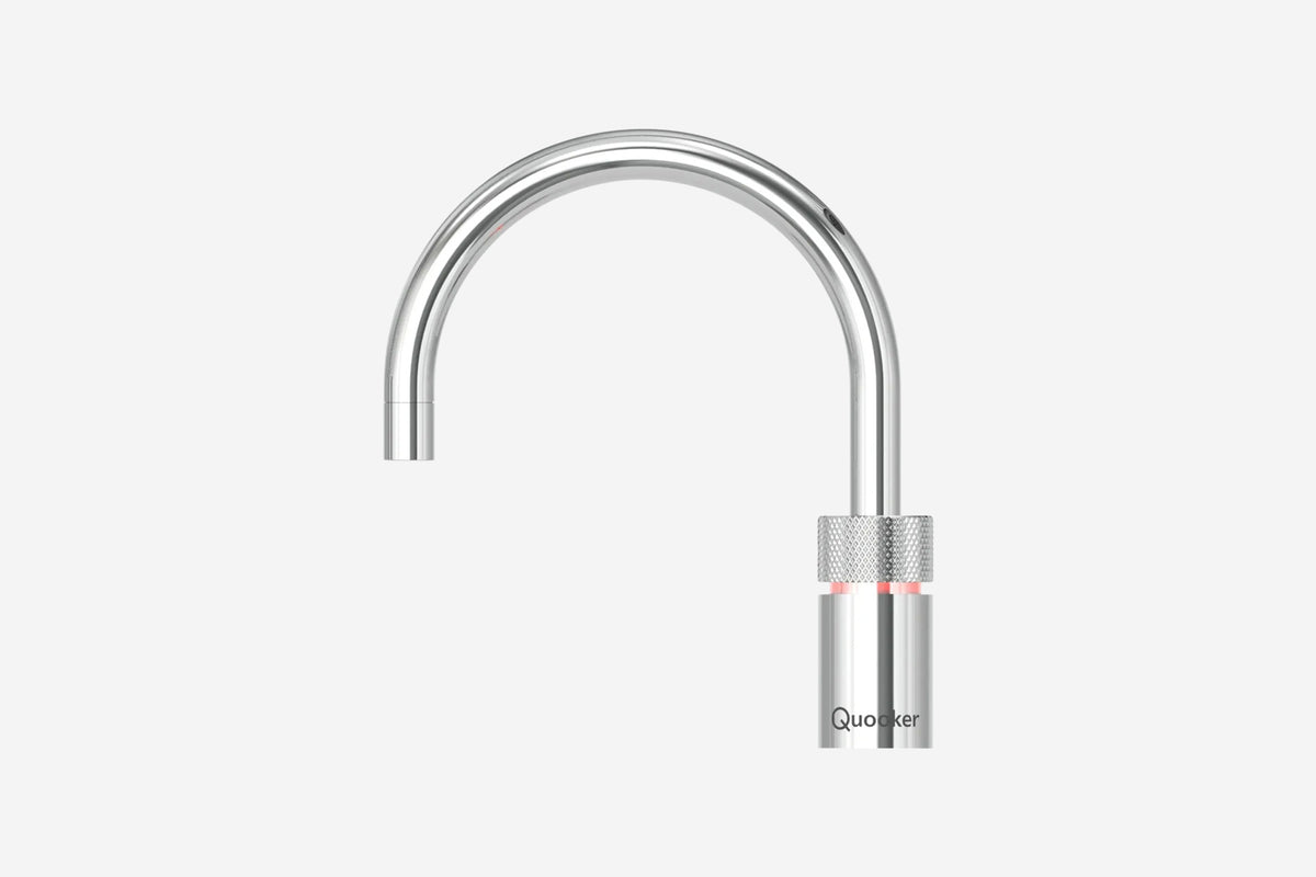 Quooker Nordic round boiling water tap in chrome