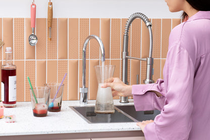 Quooker Nordic round boiling water tap in chrome