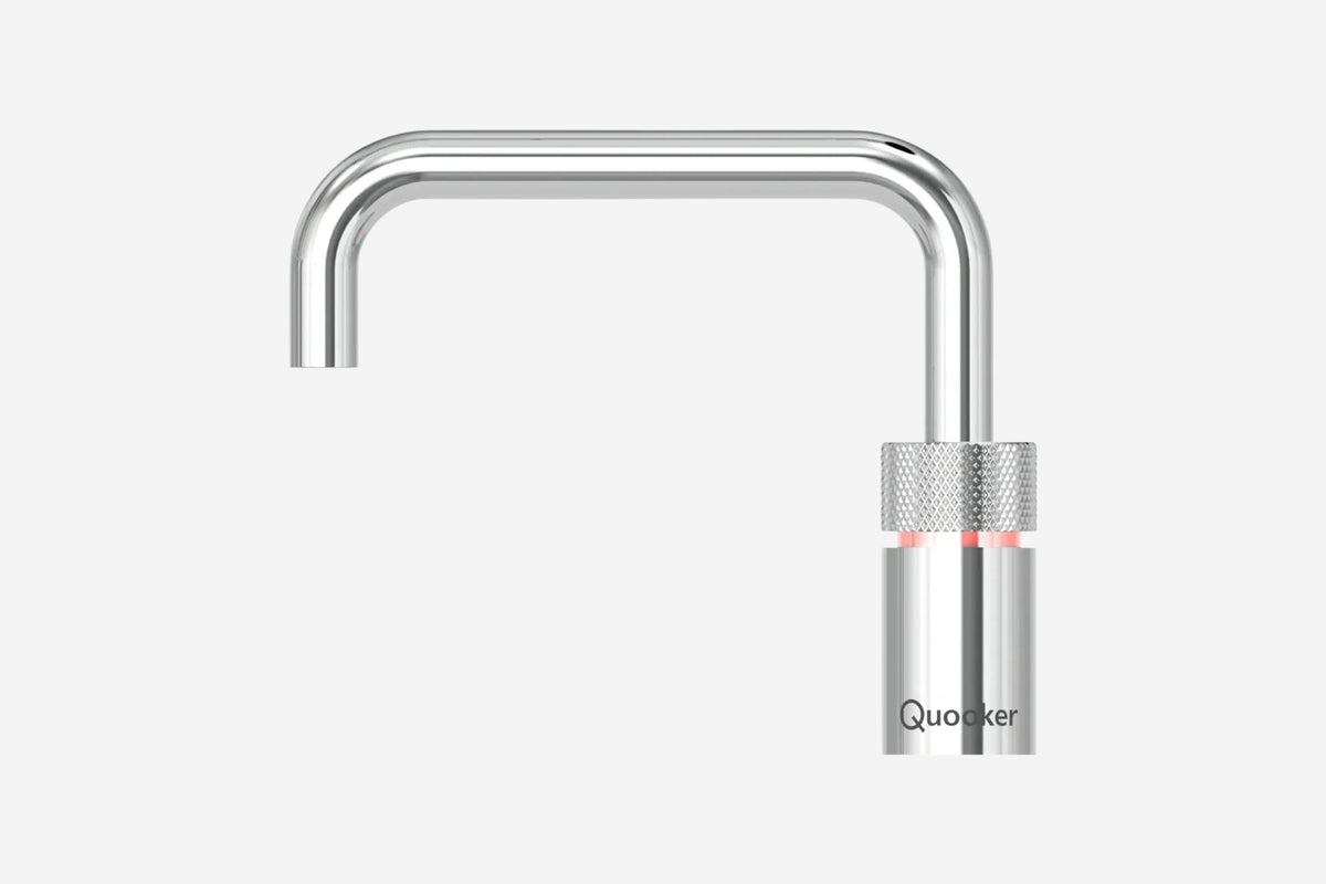 Quooker Nordic square boiling water tap in chrome