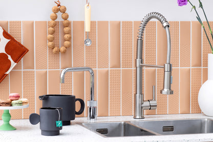Quooker Nordic square boiling water tap in chrome