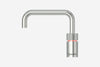 Quooker Nordic square boiling water tap in stainless steel
