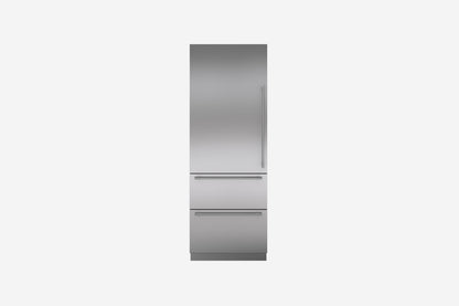 Sub-Zero Designer 76 cm under and over fridge-freezer