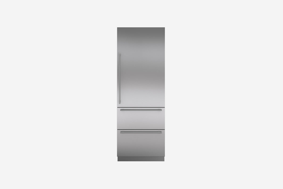 Sub-Zero Designer 76 cm under and over fridge-freezer