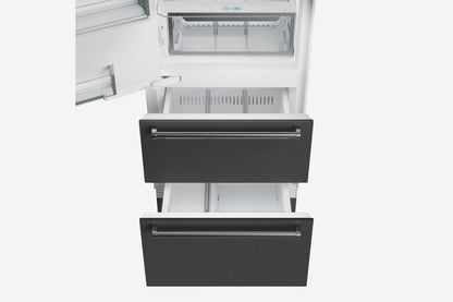Sub-Zero Designer 91 cm under and over fridge-freezer