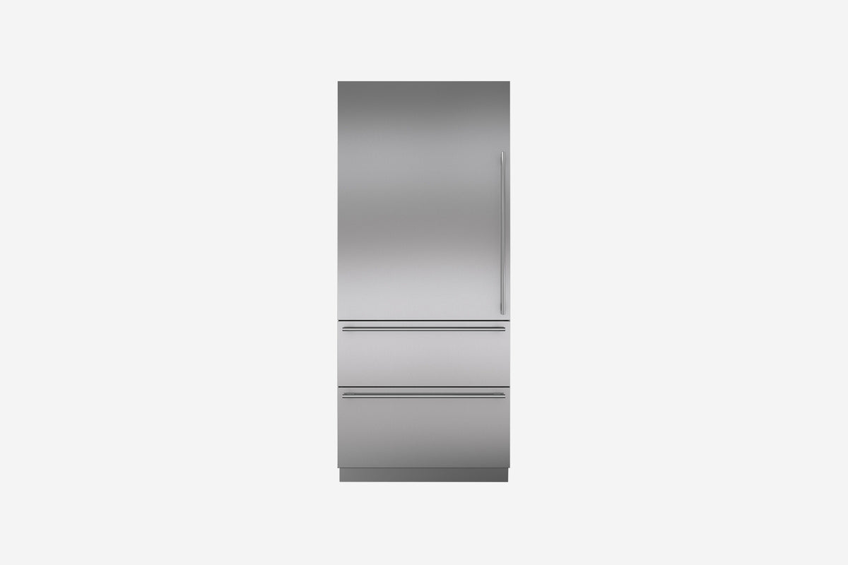 Sub-Zero Designer 91 cm under and over fridge-freezer
