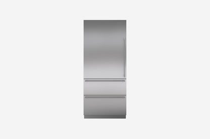 Sub-Zero Designer 91 cm under and over fridge-freezer