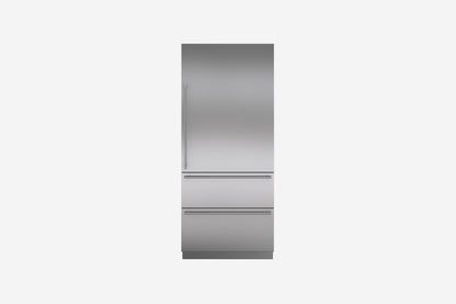 Sub-Zero Designer 91 cm under and over fridge-freezer