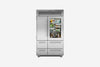 Sub-Zero Professional 122 cm fridge-freezer with glass door