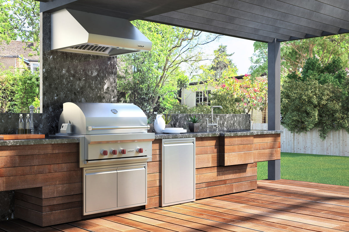 Wolf 91 cm gas barbecue