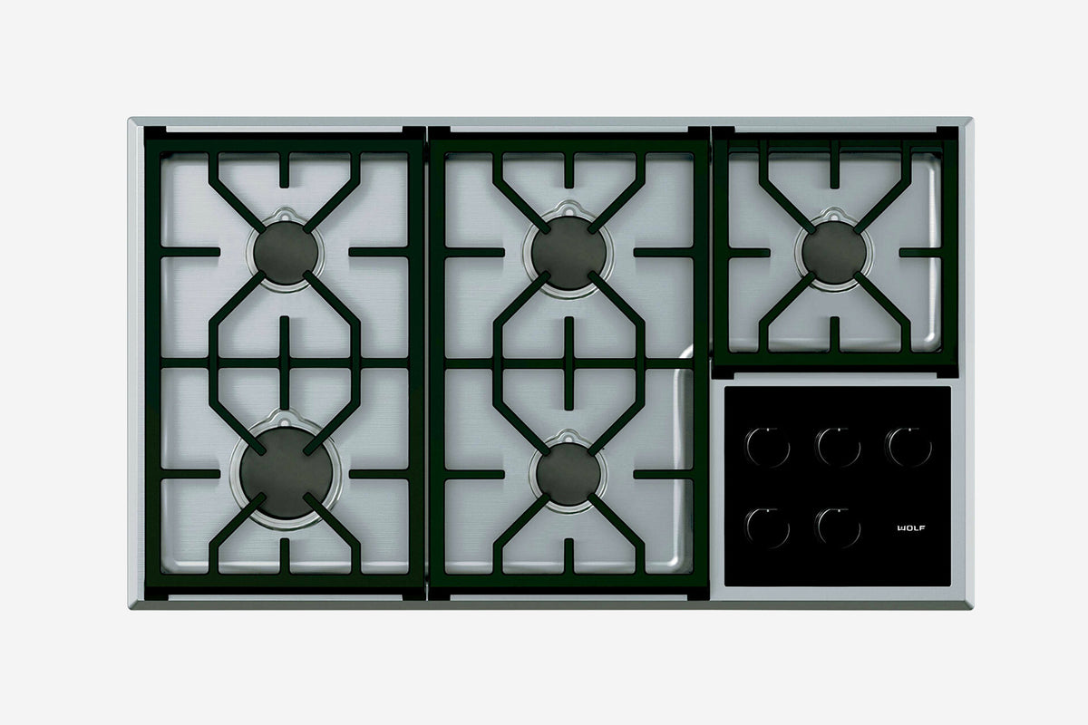 Wolf Transitional 91 cm 5 burner gas hob