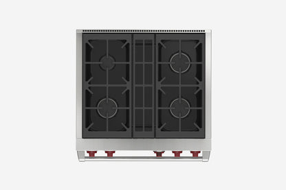 Wolf Dual Fuel 76 cm 4 burner range cooker