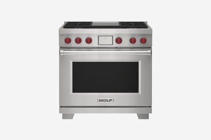 Wolf Dual Fuel 91 cm 6 burner range cooker