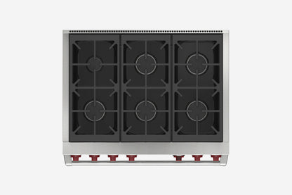 Wolf Dual Fuel 91 cm 6 burner range cooker