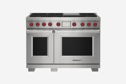 Wolf Dual Fuel 122 cm 6 burner & Teppanyaki range cooker