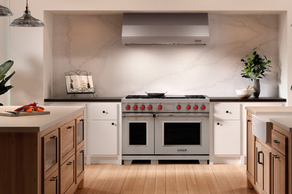 Wolf Dual Fuel 122 cm 6 burner & Teppanyaki range cooker