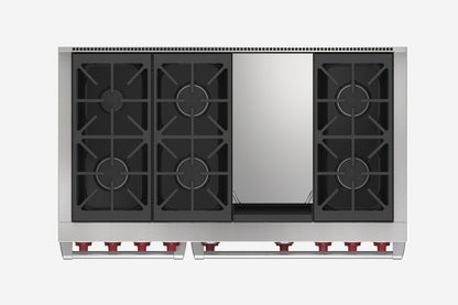 Wolf Dual Fuel 122 cm 6 burner & Teppanyaki range cooker