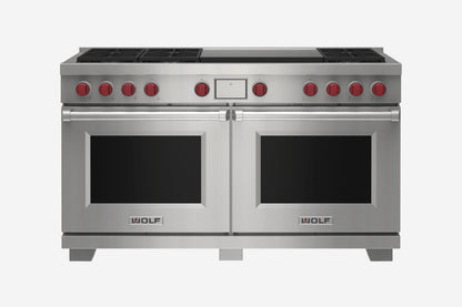 Wolf Dual Fuel 122 cm 6 burner & infrared dual Teppanyaki range cooker