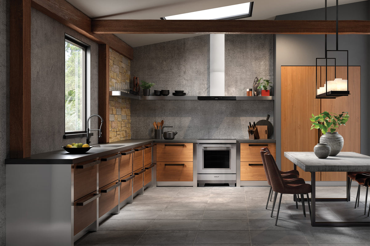 Wolf Transitional 76 cm 4 zone induction range cooker