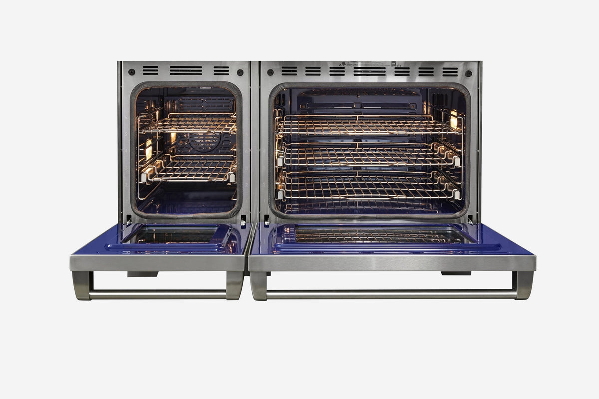 Wolf Dual Fuel 122 cm 4 burner & double Teppanyaki range cooker