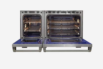 Wolf Dual Fuel 122 cm 4 burner & double Teppanyaki range cooker