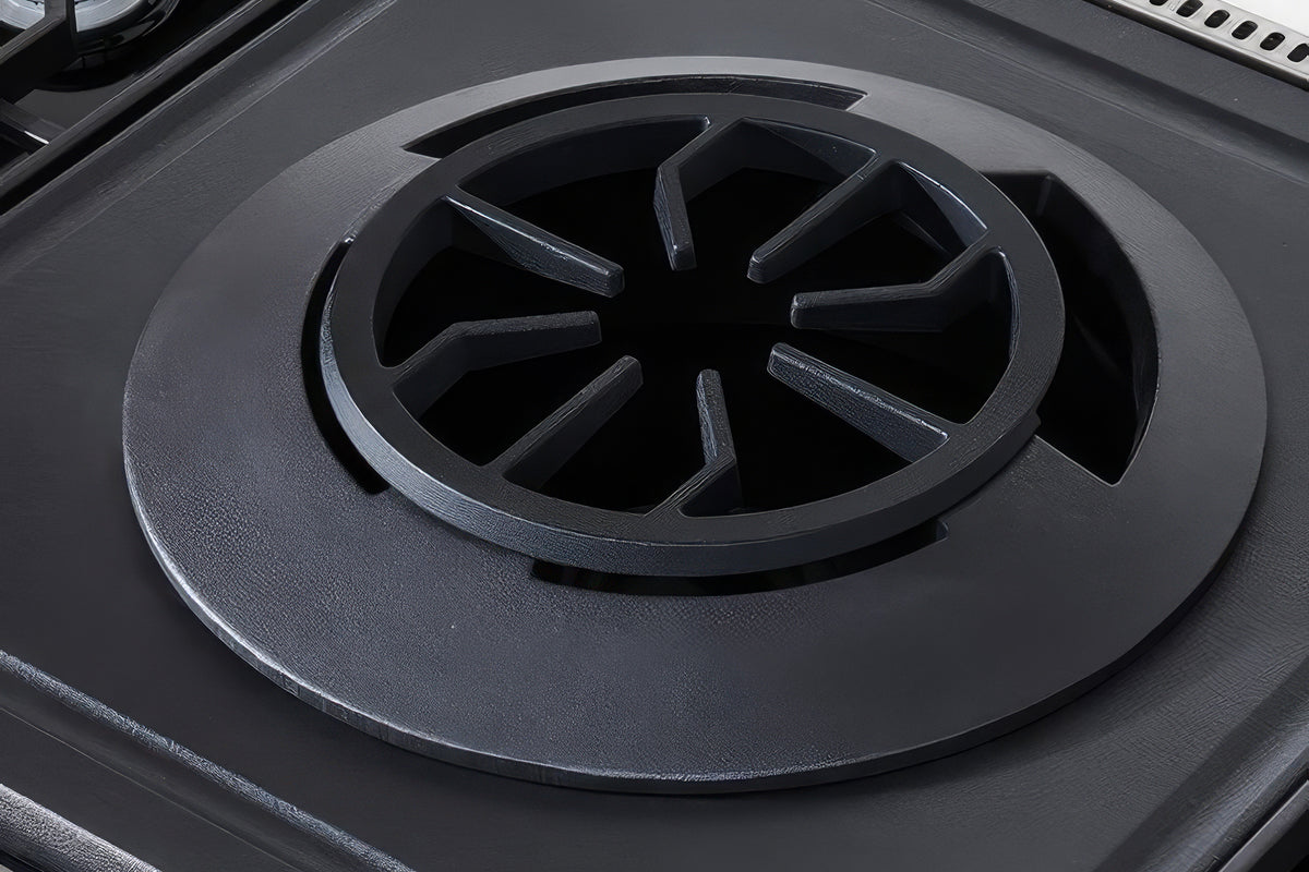 Wolf 91 cm 2 burner and wok rangetop